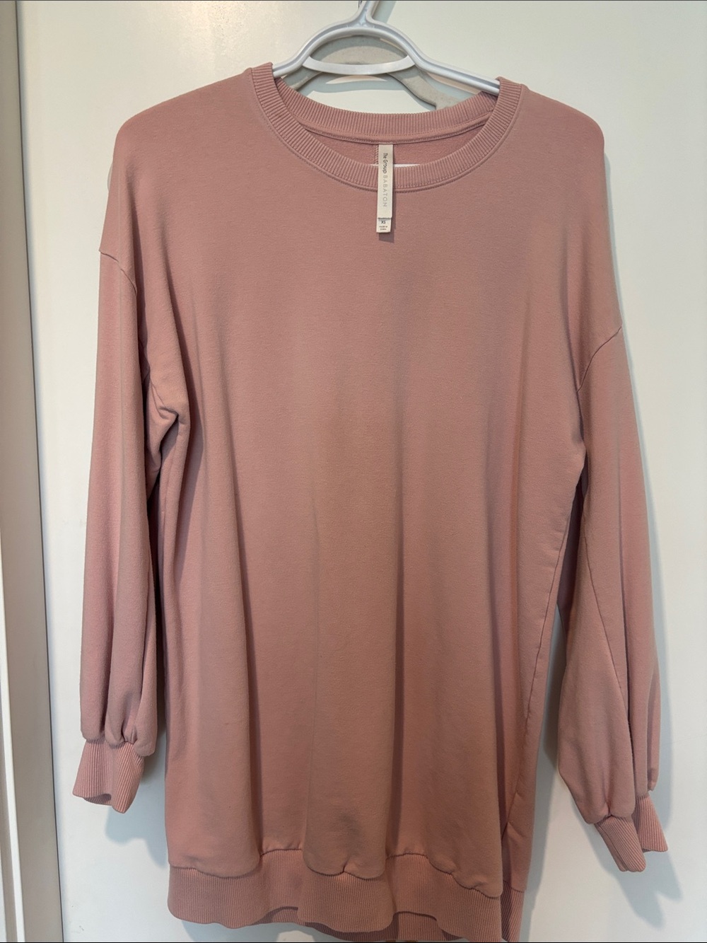 Babaton Dusty Rose Crewneck Pullover Sweatshirt